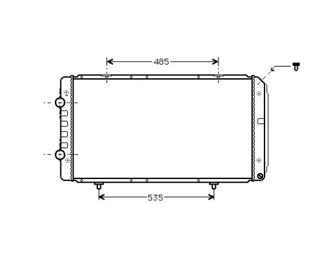 Radiateur, refroidissement du moteur *** IR PLUS *** 40002268 International Radiators Plus, Image 2