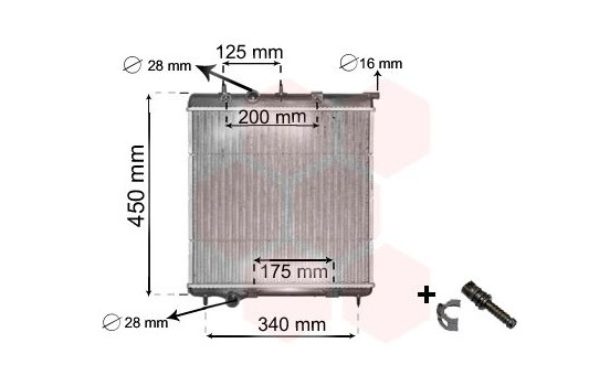 Radiateur, refroidissement du moteur *** IR PLUS *** 40002298 International Radiators Plus