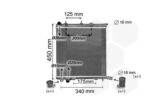 Radiateur, refroidissement du moteur *** IR PLUS *** 40002368 International Radiators Plus, Image 4