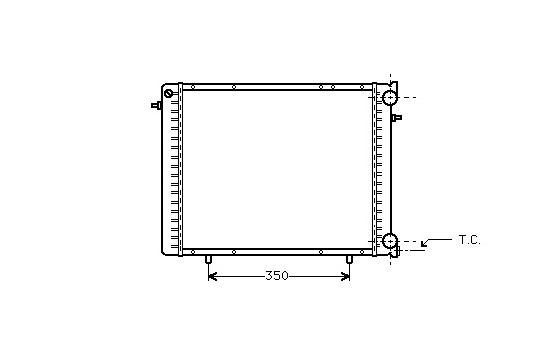 Radiateur, refroidissement du moteur *** IR PLUS *** 43002045 International Radiators Plus