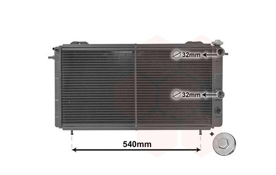 Radiateur, refroidissement du moteur *** IR PLUS *** 43002052 International Radiators Plus, Image 2