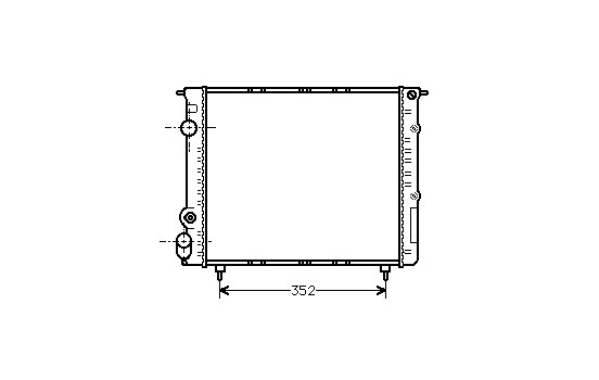 Radiateur, refroidissement du moteur *** IR PLUS *** 43002053 International Radiators Plus