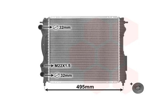 Radiateur, refroidissement du moteur *** IR PLUS *** 43002129 International Radiators Plus, Image 3