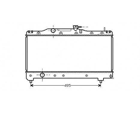 Radiateur, refroidissement du moteur *** IR PLUS *** 53002141 International Radiators