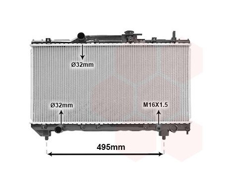 Radiateur, refroidissement du moteur *** IR PLUS *** 53002141 International Radiators, Image 3