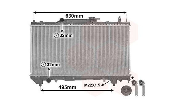 Radiateur, refroidissement du moteur *** IR PLUS *** 53002238 International Radiators Plus, Image 2