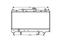 Radiateur, refroidissement du moteur *** IR PLUS *** 53002238 International Radiators Plus