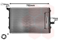 Radiateur, refroidissement du moteur *** IR PLUS *** 58002208 International Radiators Plus