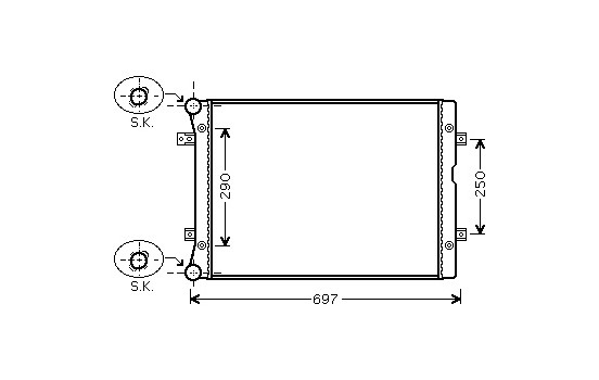 Radiateur, refroidissement du moteur *** IR PLUS *** 58002283 International Radiators Plus