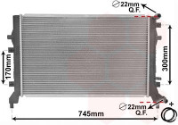 Radiateur, refroidissement du moteur *** IR PLUS *** 58002295 International Radiators Plus