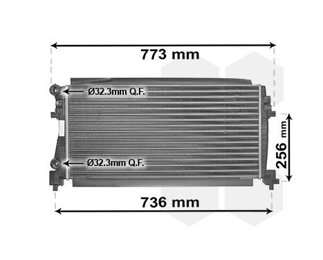 Radiateur, refroidissement du moteur *** IR PLUS *** 58002340 International Radiators Plus, Image 2