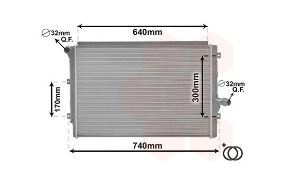 Radiateur, refroidissement du moteur *** IR PLUS *** 58012208 International Radiators Plus