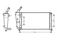 Radiateur, refroidissement du moteur *** IR PLUS *** 73002083 International Radiators Plus