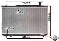 Radiateur, refroidissement du moteur *** IR PLUS *** 82002109 International Radiators Plus