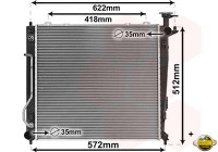 Radiateur, refroidissement du moteur *** IR PLUS *** 83012703 International Radiators Plus