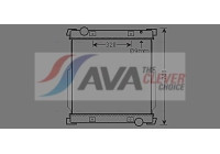 Radiateur, refroidissement du moteur IV2134 Ava Quality Cooling