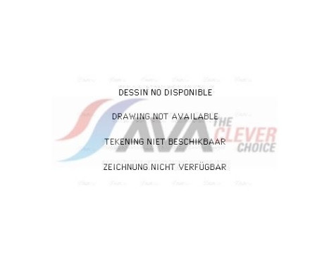 Radiateur, refroidissement du moteur IV2158 Ava Quality Cooling