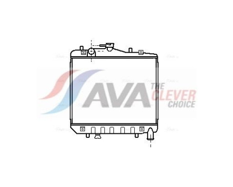 Radiateur, refroidissement du moteur KA2001 Ava Quality Cooling