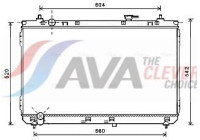 Radiateur, refroidissement du moteur KA2183 Ava Quality Cooling