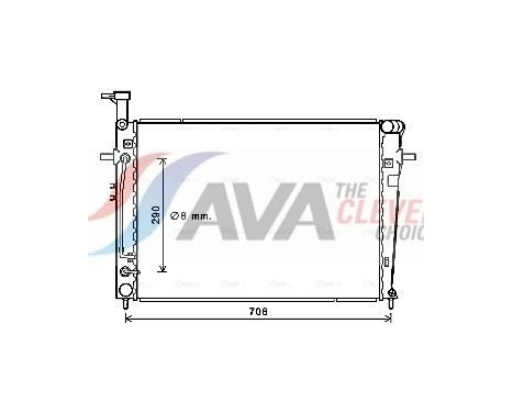 Radiateur, refroidissement du moteur KA2251 Ava Quality Cooling