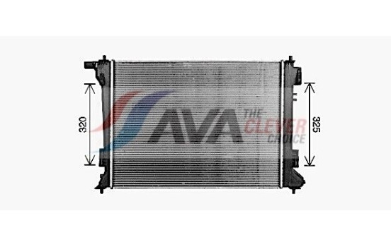 Radiateur, refroidissement du moteur KA2334 Ava Quality Cooling