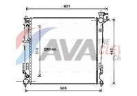 Radiateur, refroidissement du moteur KAA2214 Ava Quality Cooling