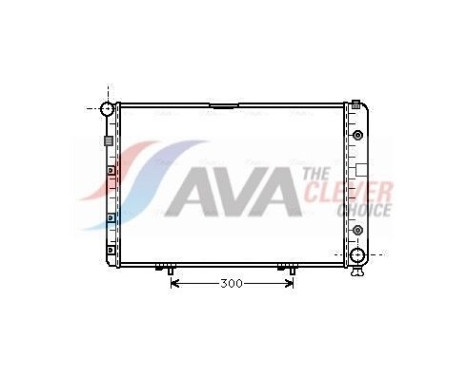 Radiateur, refroidissement du moteur MS2077 Ava Quality Cooling
