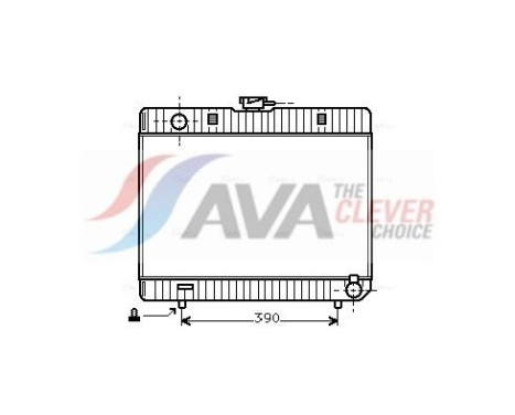 Radiateur, refroidissement du moteur MS2103 Ava Quality Cooling