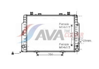 Radiateur, refroidissement du moteur MSA2131 Ava Quality Cooling