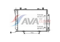 Radiateur, refroidissement du moteur MSA2144 Ava Quality Cooling