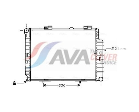 Radiateur, refroidissement du moteur MSA2287 Ava Quality Cooling