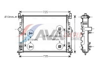 Radiateur, refroidissement du moteur MSA2436 Ava Quality Cooling