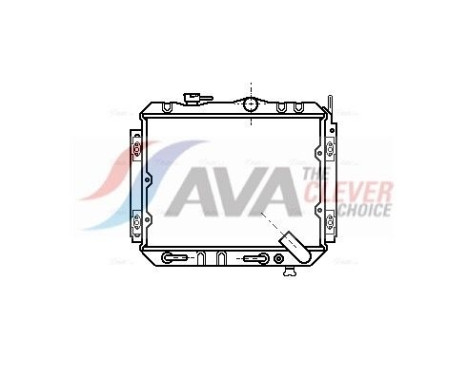 Radiateur, refroidissement du moteur MT2041 Ava Quality Cooling