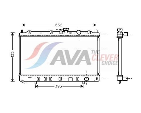 Radiateur, refroidissement du moteur MT2130 Ava Quality Cooling