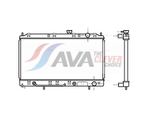 Radiateur, refroidissement du moteur MT2143 Ava Quality Cooling