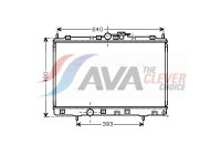 Radiateur, refroidissement du moteur MT2169 Ava Quality Cooling