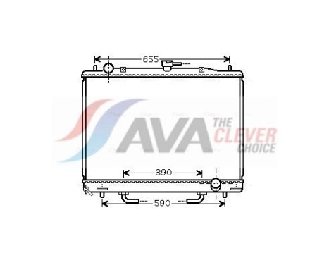 Radiateur, refroidissement du moteur MT2170 Ava Quality Cooling