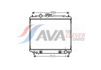 Radiateur, refroidissement du moteur MT2182 Ava Quality Cooling
