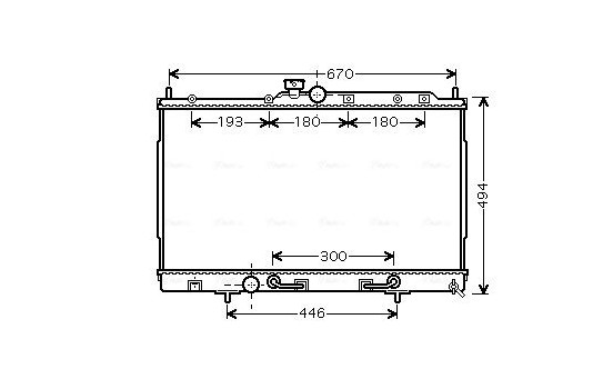 Radiateur, refroidissement du moteur MT2197 Ava Quality Cooling