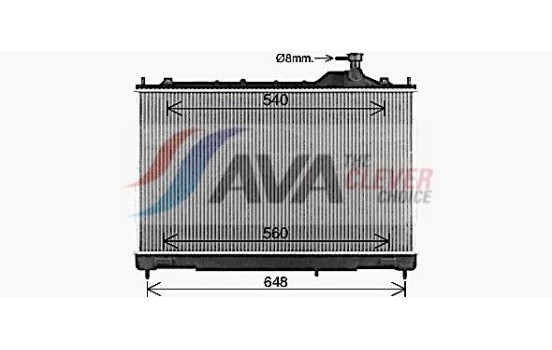 Radiateur, refroidissement du moteur MT2293 Ava Quality Cooling