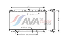 Radiateur, refroidissement du moteur MTA2101 Ava Quality Cooling