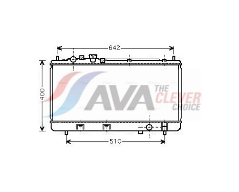 Radiateur, refroidissement du moteur MZ2176 Ava Quality Cooling