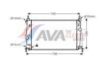 Radiateur, refroidissement du moteur MZ2254 Ava Quality Cooling