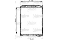 Radiateur, refroidissement du moteur NEW ORIGINAL PART 733507 Valeo