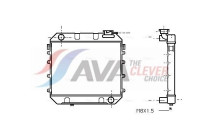 Radiateur, refroidissement du moteur OL2003 Ava Quality Cooling