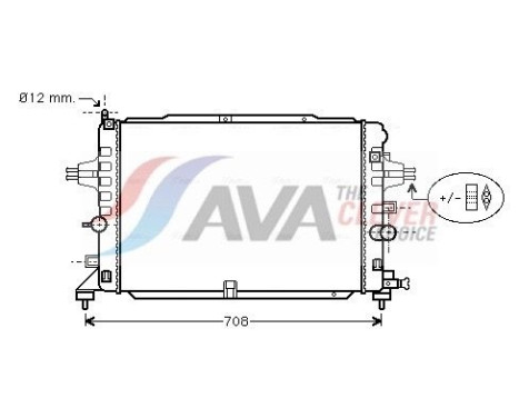 Radiateur, refroidissement du moteur OL2490 Ava Quality Cooling