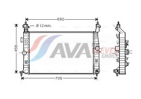 Radiateur, refroidissement du moteur OL2583 Ava Quality Cooling