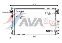 Radiateur, refroidissement du moteur OL2653 Ava Quality Cooling
