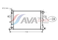 Radiateur, refroidissement du moteur OLA2254 Ava Quality Cooling