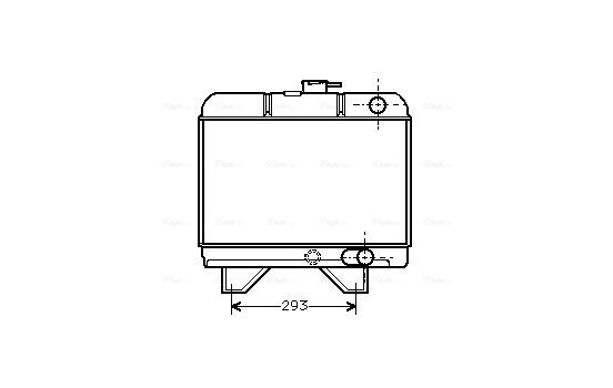 Radiateur, refroidissement du moteur PE2018 Ava Quality Cooling